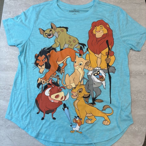 Disney Tops - Disney The Lion King Blue women’s T-Shirt Size 2XL